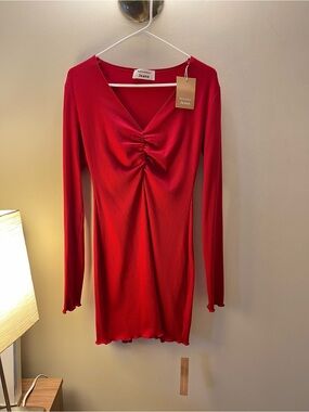 Red Reformation Jennie Dress NWT Size Medium